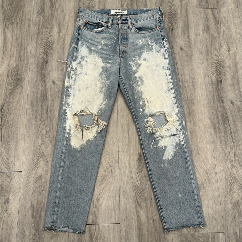 Levi's X Rolling Stones Limited Edition Factory Destroyed Wedgie Fit Jeans